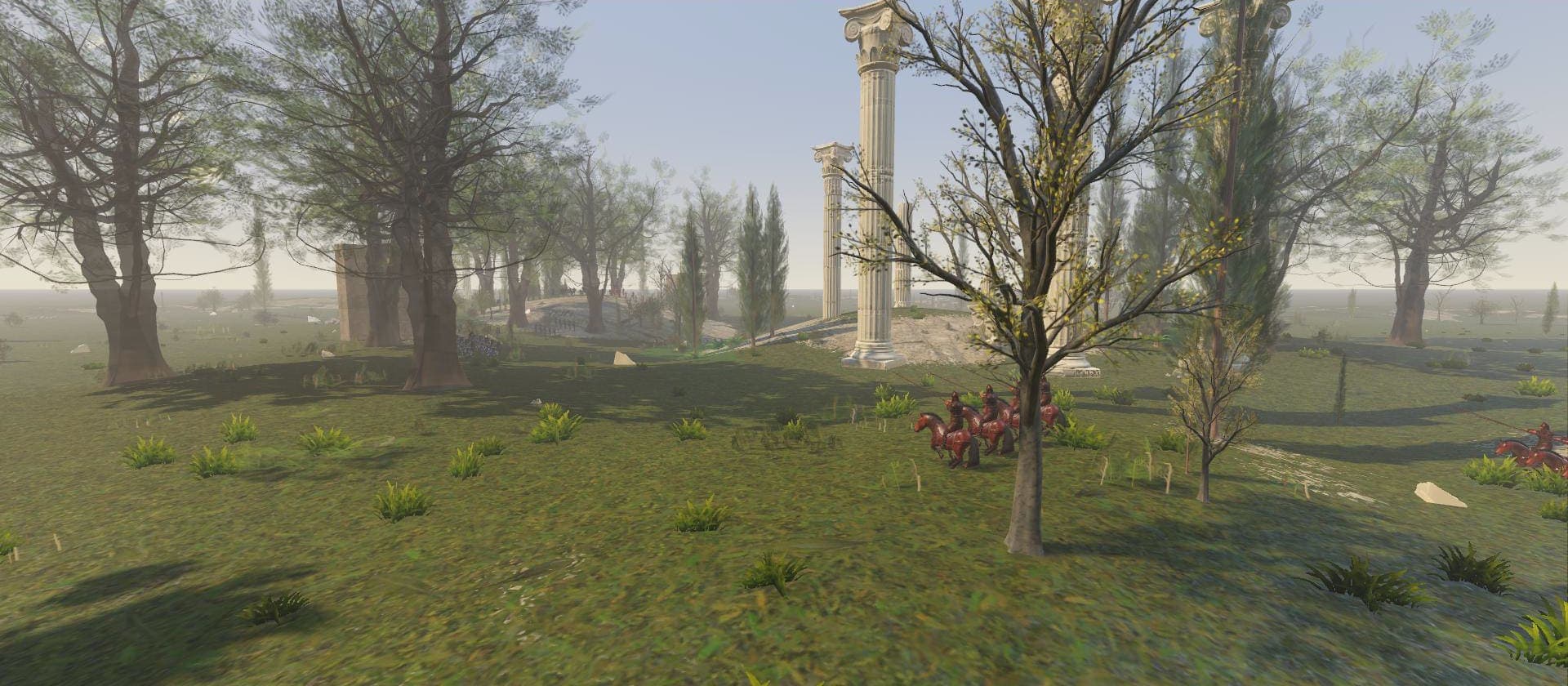Cataphracts crossing the open field